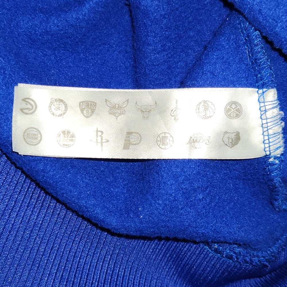 NBA UNK New York Knicks Basketball Hoodie Blue Orange Mens XL Sweatshirt - Picture 9 of 9